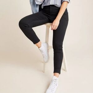 Anthropologie Pilcro Black High Rise Curvy Denim Legging Skinny Jeans